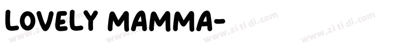 Lovely Mamma字体转换